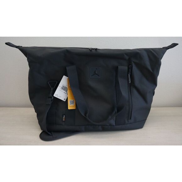 Jordan MA0900-G9Q Men's One Size Dark Smoke Gray Cordura Logo Duffel Bag - Picture 10 of 16